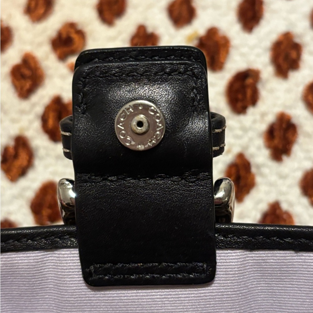 Coach Soho Buckle wristlet black leather - Picture 6 of 7